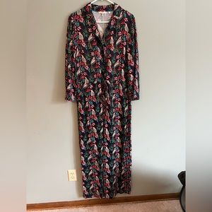 Boden bird print one piece jumpsuit 8T us sizing